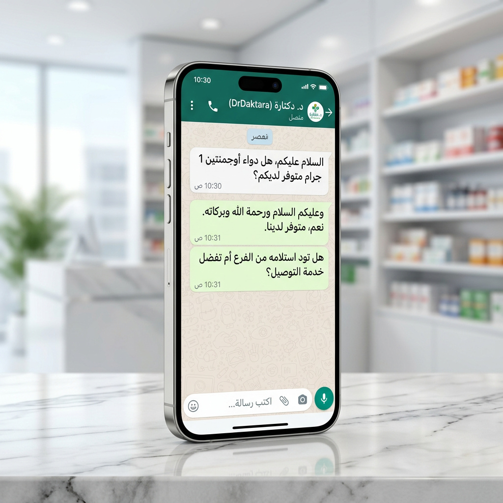 Arabic WhatsApp conversation for DrDaktara